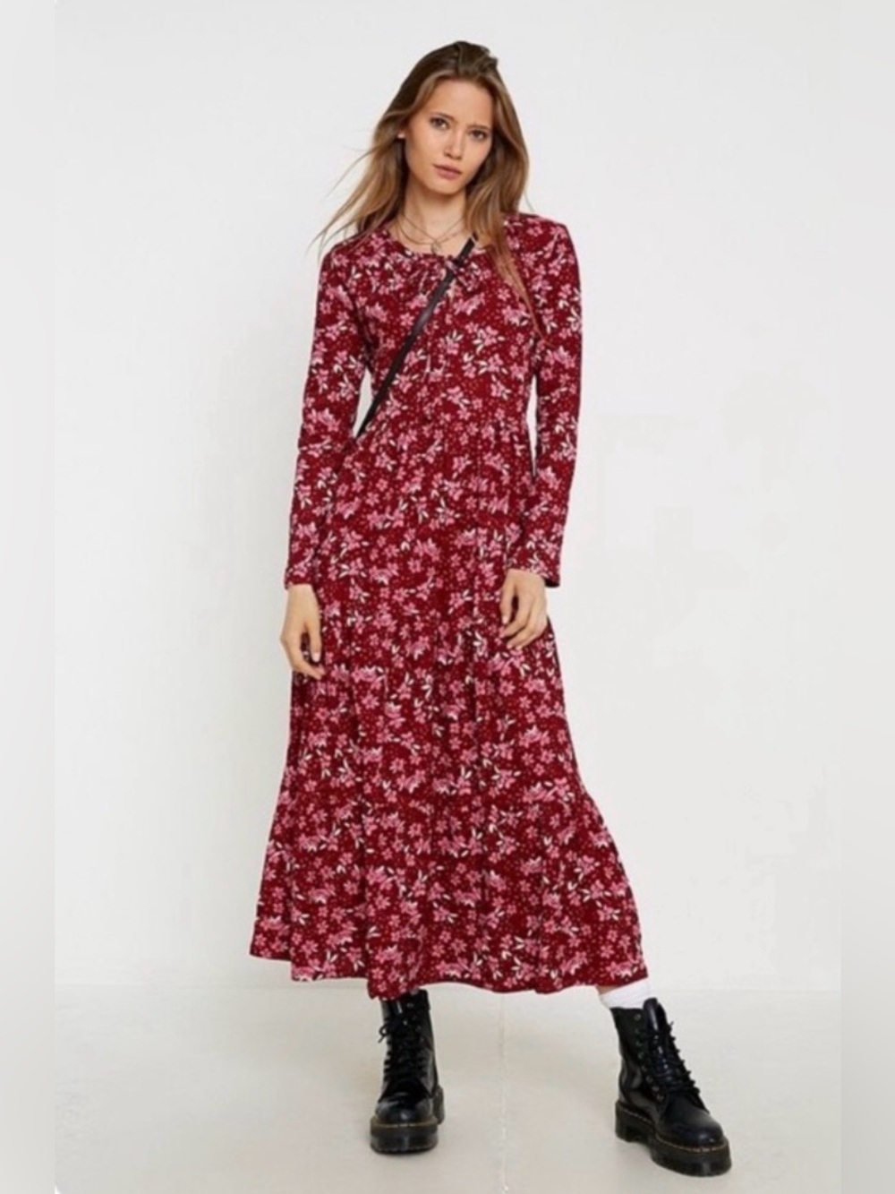 Free People Tiers of Joy Maxi Dress XS